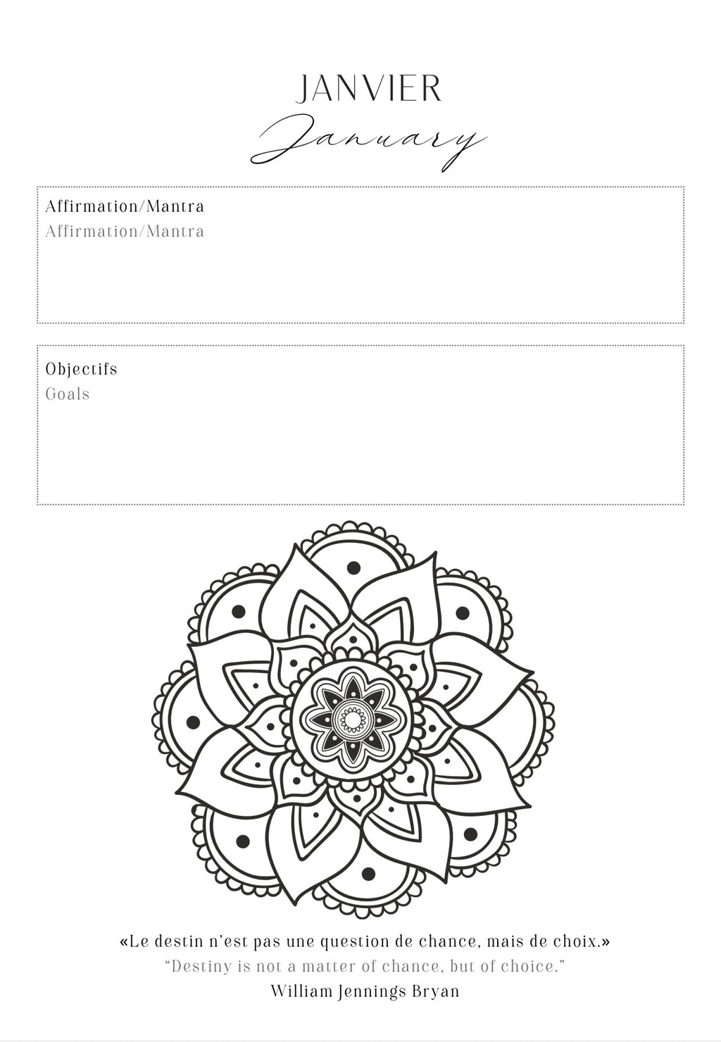 Planner digital 2026- My Better Self