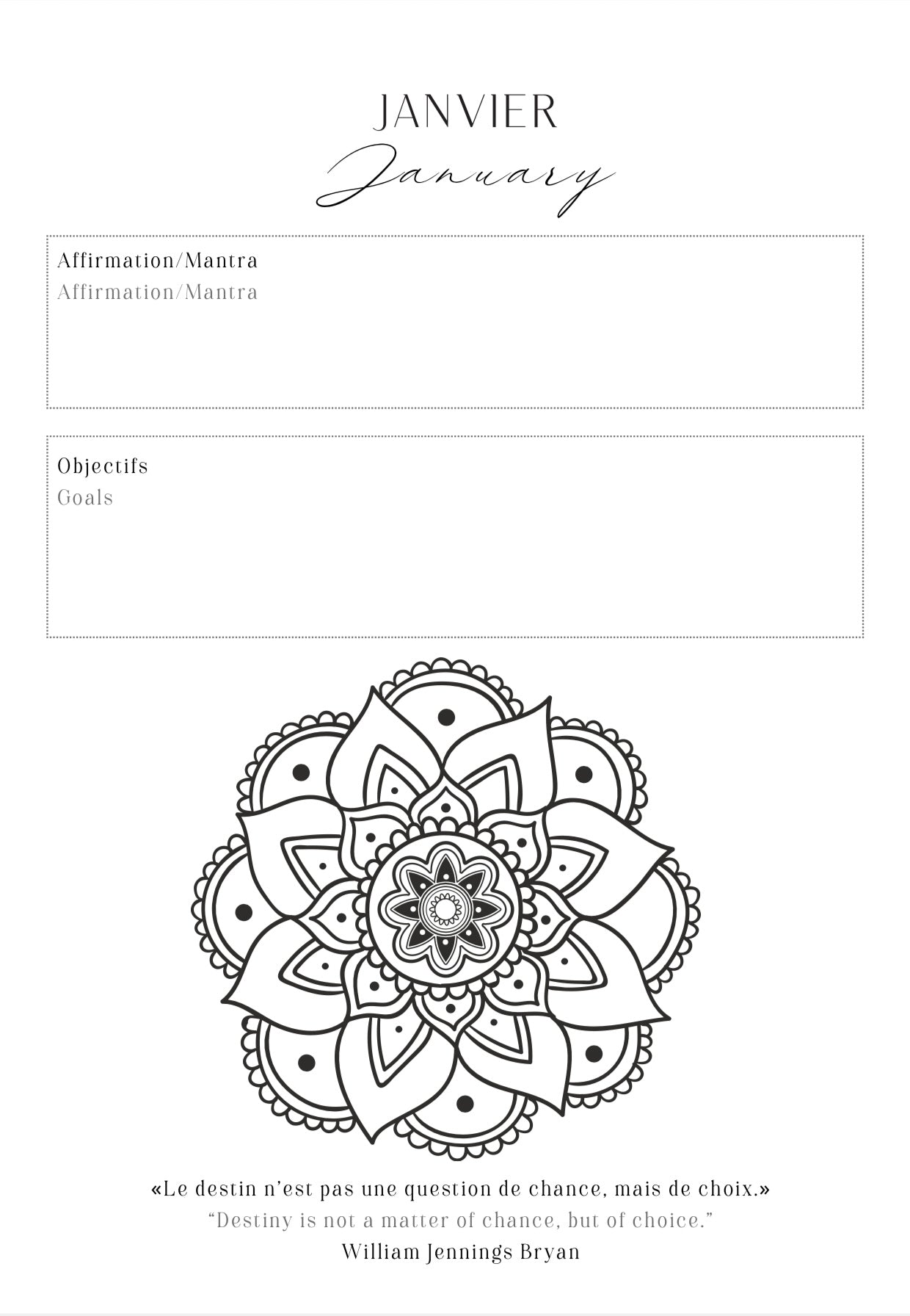 Planner digital 2026- My Better Self