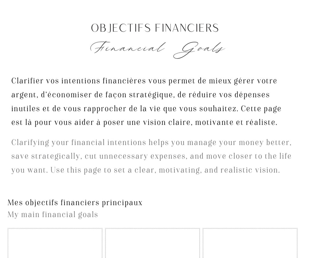 Planner digital 2026- My Better Self