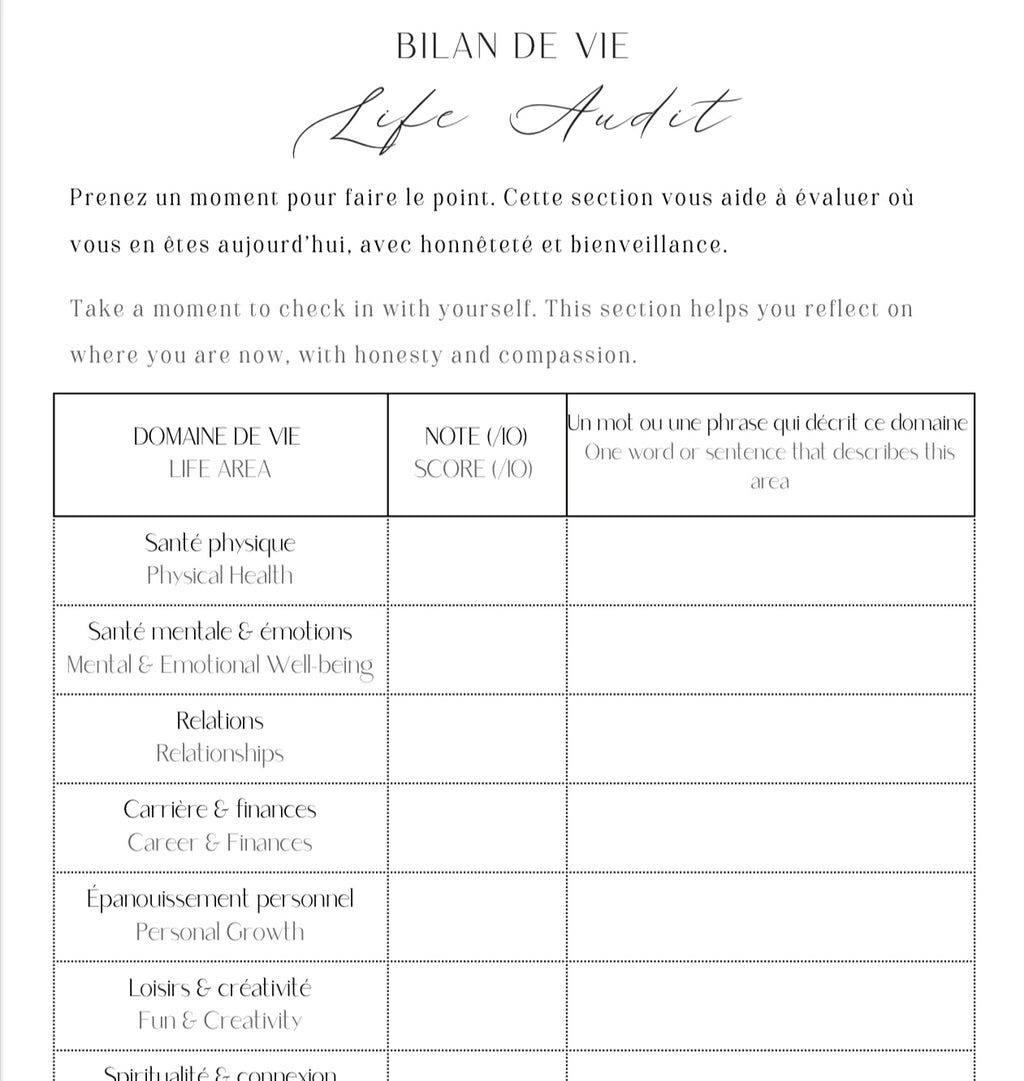 Planner digital 2026- My Better Self